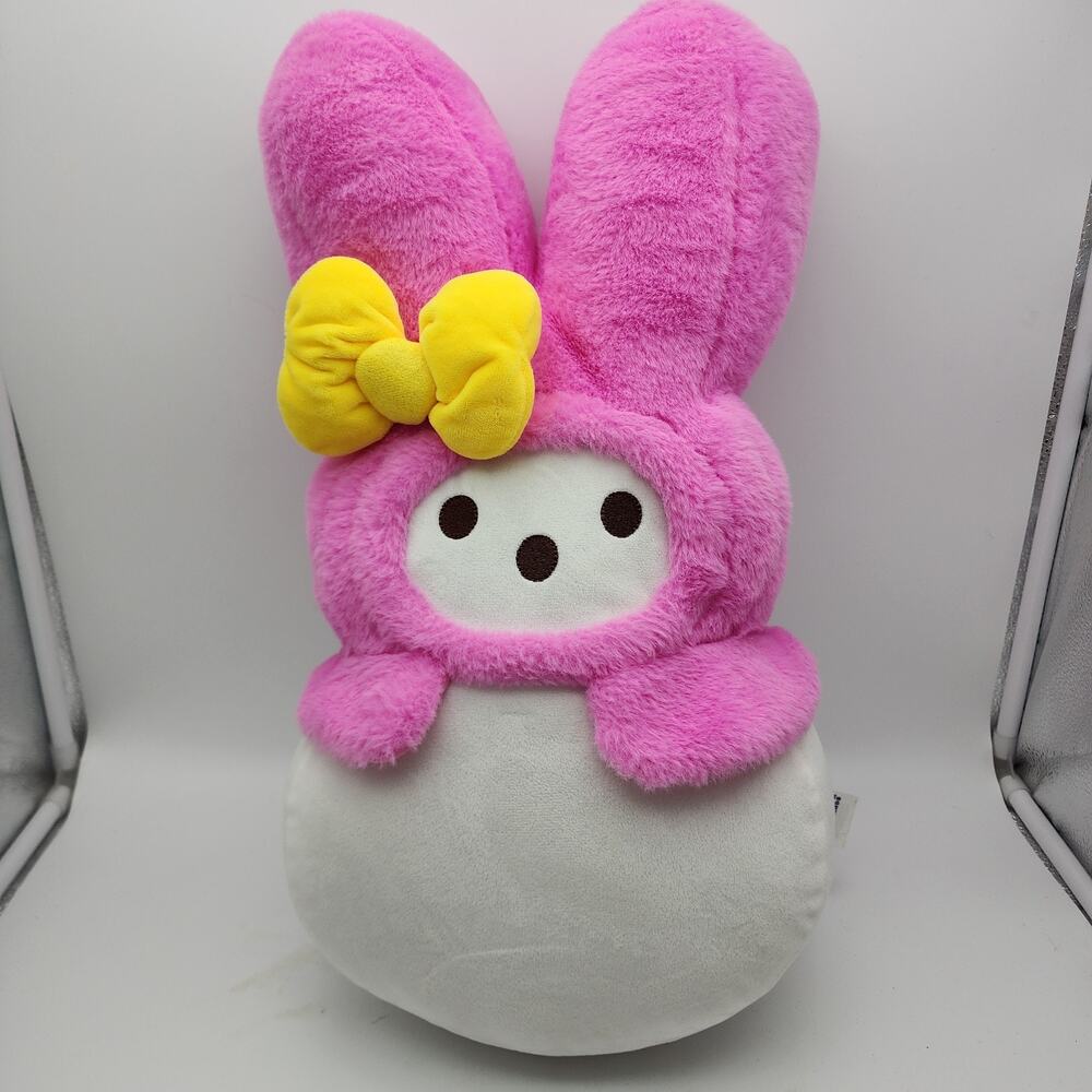 Peeps X Hello Kitty My Melody Easter Bunny Plush 18" Pink Ears Kawaii Mewaii